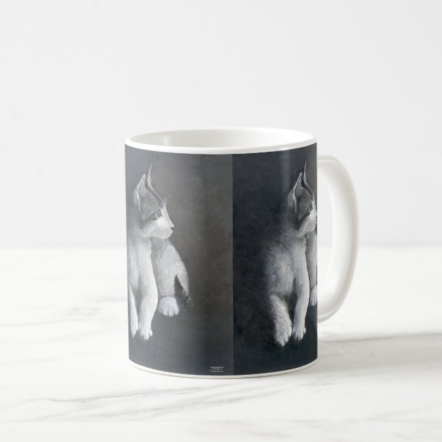 Tabby Kitten Kaffemugg (Framsida höger)