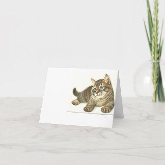 Tabby Kitten Kort