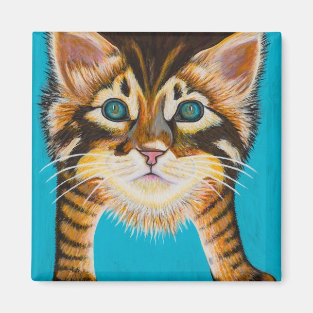 Tabby Kitten Magnet (Framsidan)
