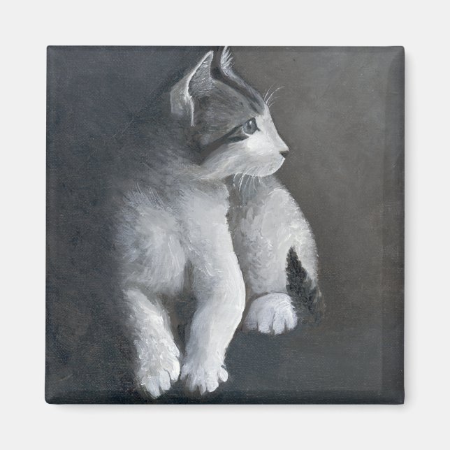 Tabby Kitten Magnet (Framsidan)