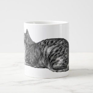 Tabby Loaf, Soft Struktur Jumbo Mugg