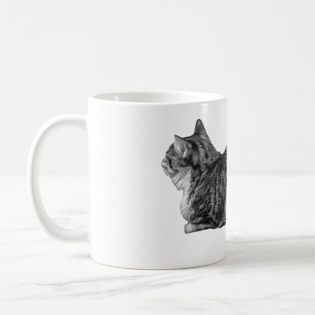 Tabby Loaf, Soft Struktur Kaffemugg (Vänster)