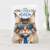Tabby Maine Coon Cat Fars dag En Coola Katt