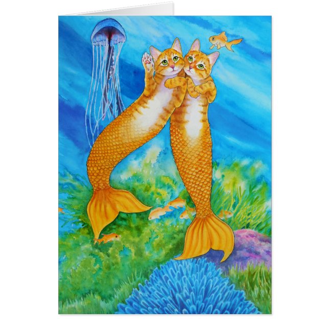 Tabby MerCats Hälsningskort (Framsidan)