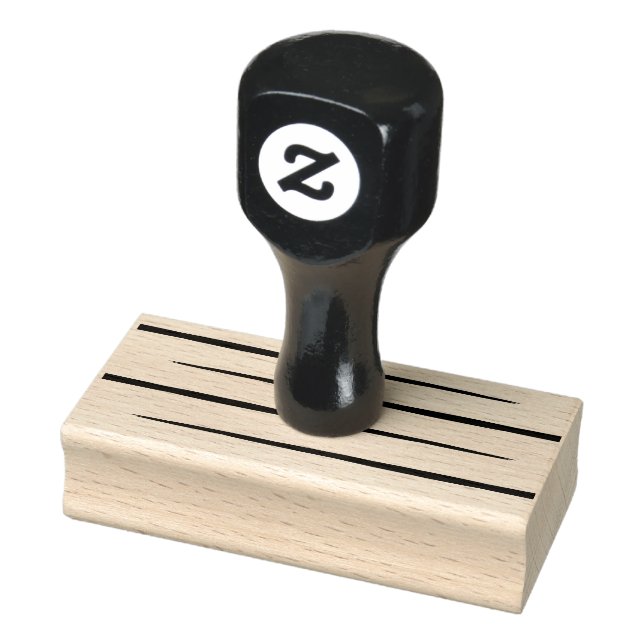 Tabby-Rand Rubber Frimärke Stämpel (Stämpel)