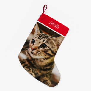 Tabby-utseende (Anpassa den) Liten Julstrumpa