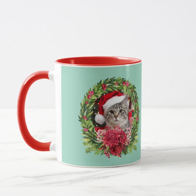 Tabby Wreath Mugg (Vänster)