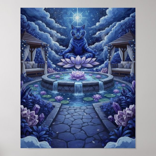 TabbyCatMeditation Poster (Framsidan)