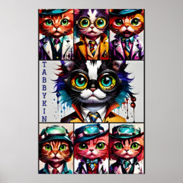 Tabbykin detektiv College Poster