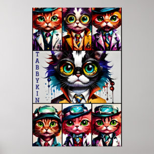 Tabbykin detektiv College Poster