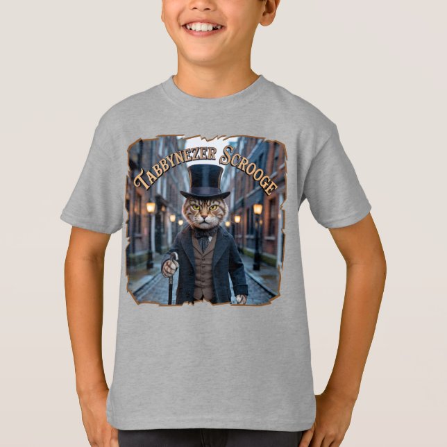 Tabbynezer Scrooge Fotografisk – Tabby Scrooge T Shirt (Framsida)