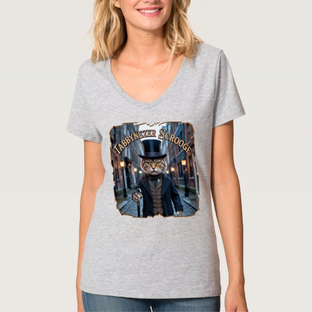 Tabbynezer Scrooge Fotografisk – Tabby Scrooge T Shirt (Framsida)