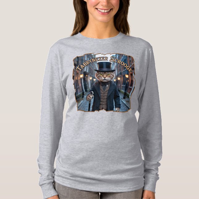 Tabbynezer Scrooge Photographic – Tabby Scrooge T Shirt (Framsida)