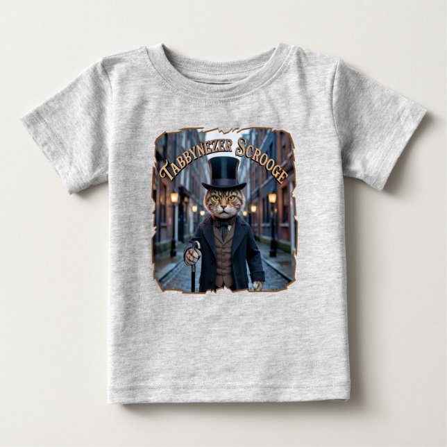 Tabbynezer Scrooge Photographic – Tabby Scrooge T Shirt (Framsida)