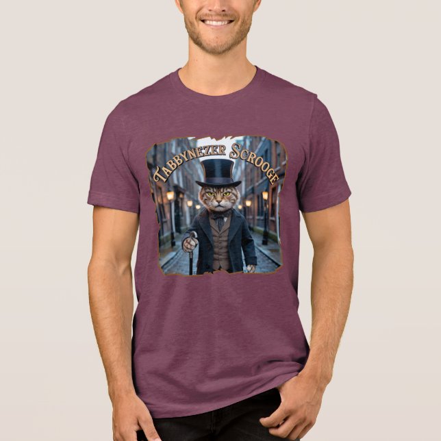 Tabbynezer Scrooge Photographic – Tabby Scrooge T Shirt (Framsida)
