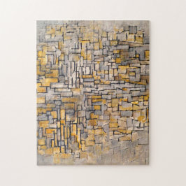 Tabell 2 Sammansättning nr VII Piet Mondrian Pussel