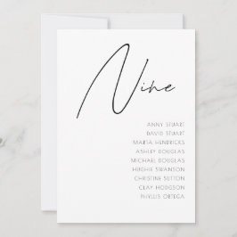 Tabell 9 Modern vigd tabellnummer mall