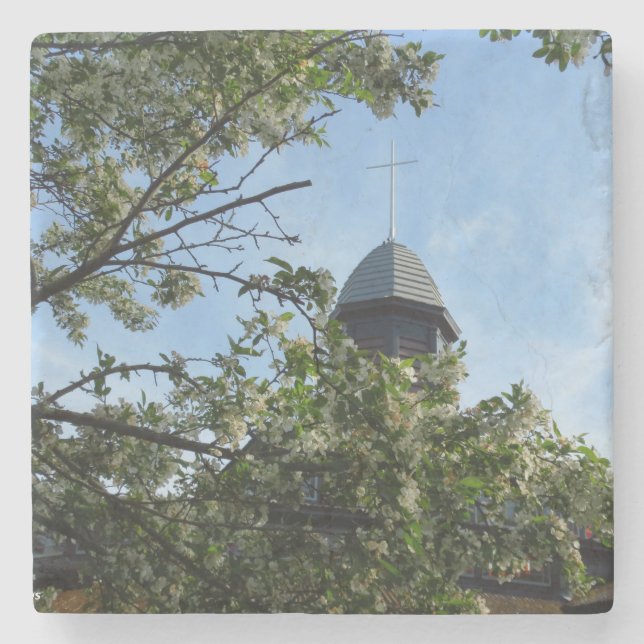 Tabernacle i Vår - Martha's Vineyard Stenunderlägg (Framsidan)