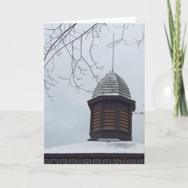 Tabernacle Kor i Snö - Martha's Vineyard Kort (Framsida)