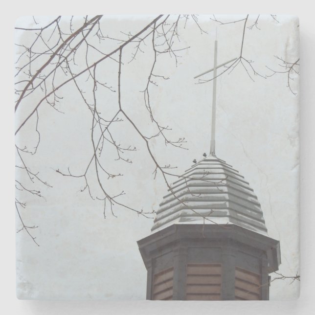 Tabernacle Kor i Snö - Martha's Vineyard Stenunderlägg (Framsidan)