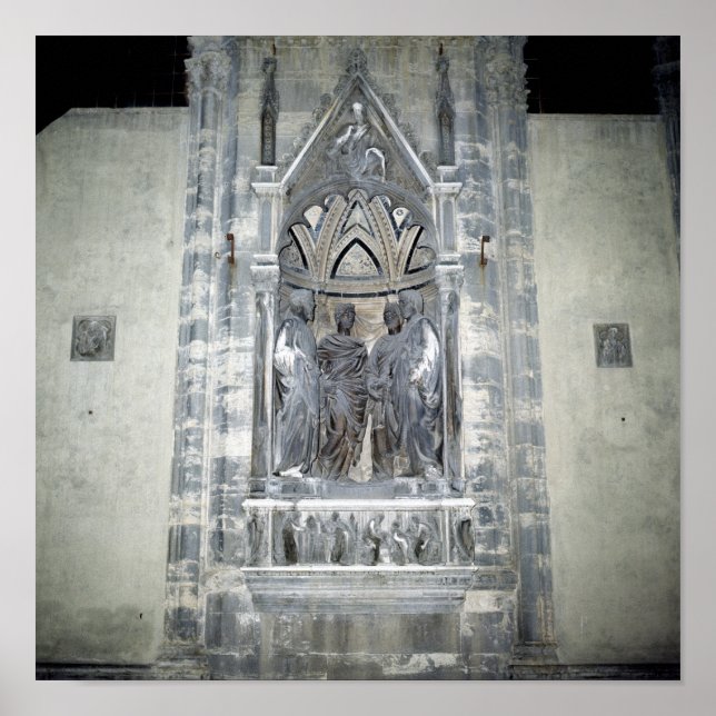 Tabernacle med fyra kröda Saints Poster (Framsidan)