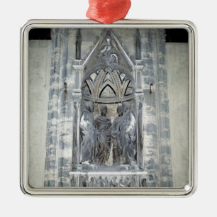 Tabernacle med fyra krönade Saints Julgransprydnad Metall