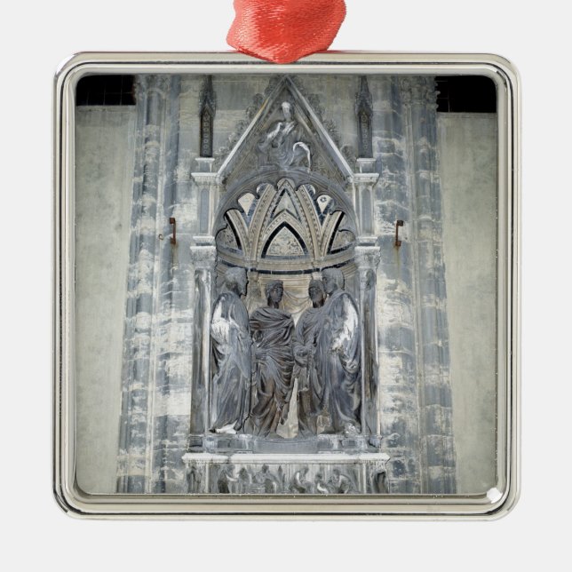 Tabernacle med fyra krönade Saints Julgransprydnad Metall (Framsidan)