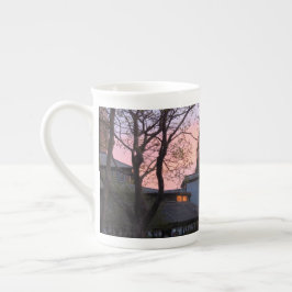 Tabernacle och Church Sunrise - Martha's Vineyard Benporslin Mugg