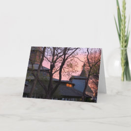 Tabernacle och Church Sunrise - Martha's Vineyard Kort