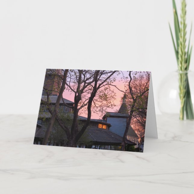 Tabernacle och Church Sunrise - Martha's Vineyard Kort (Framsida)