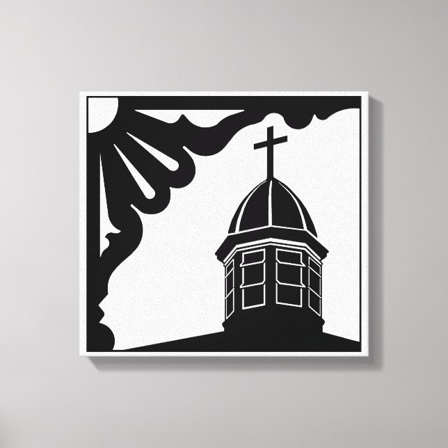 Tabernacle och Gingerbröd - Martha's Vineyard Can Canvastryck (Framsida)