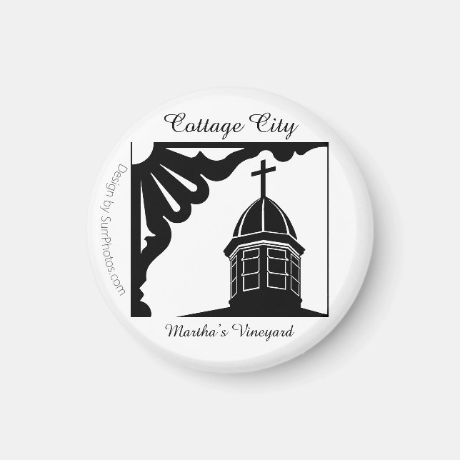 Tabernacle och Gingerbröd - Martha's Vineyard Magnet (Framsidan)