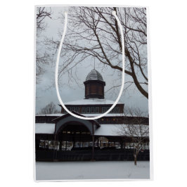 Tabernacle och Snö Grått Himlar- Martha's Vineyard