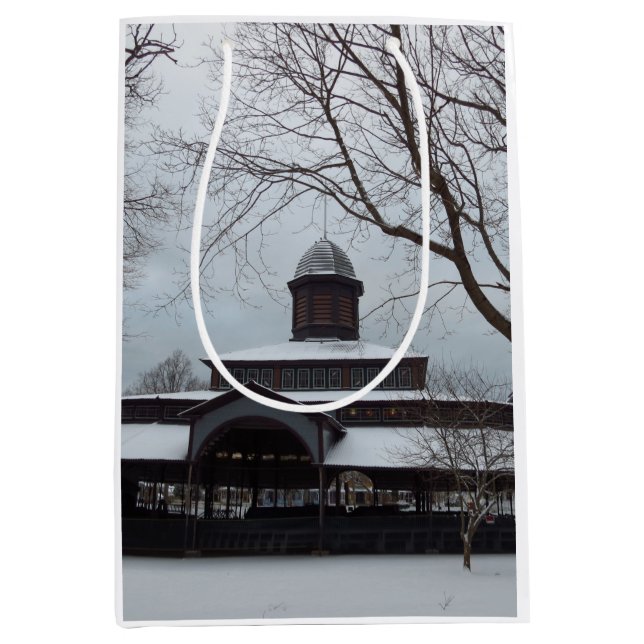 Tabernacle och Snö Grått Himlar- Martha's Vineyard (Framsidan)