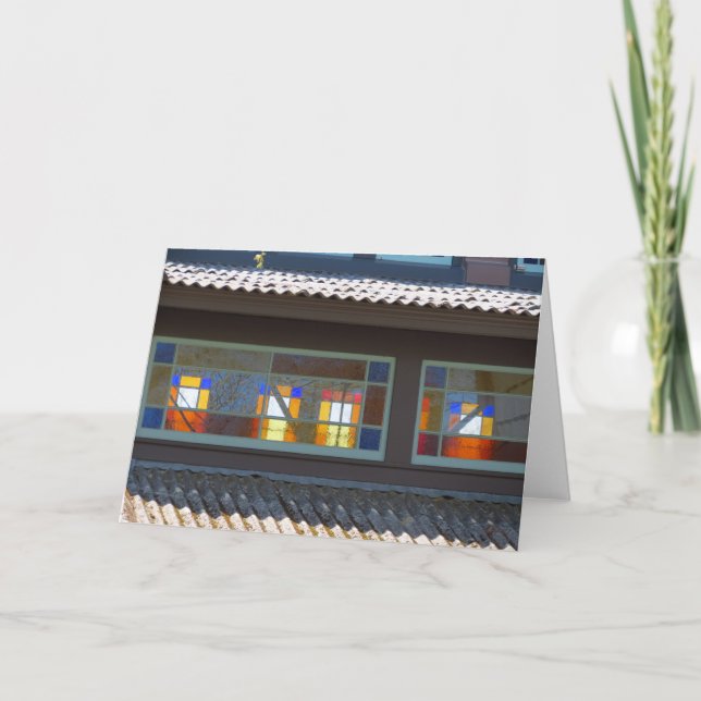 Tabernacle Stached Glass - Martha's Vineyard Kort (Framsida)