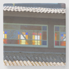 Tabernacle Stached Glass - Martha's Vineyard Stenunderlägg