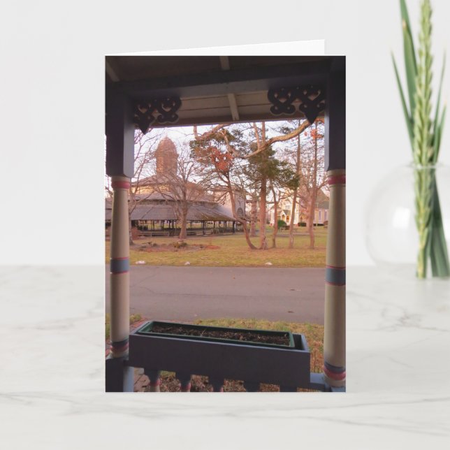 Tabernacle View från Porch - Martha's Vineyard Kort (Framsida)