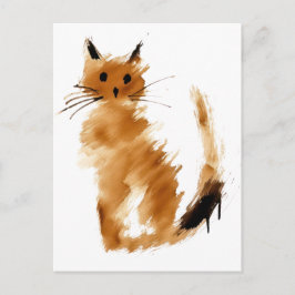 Tabi katt vykort