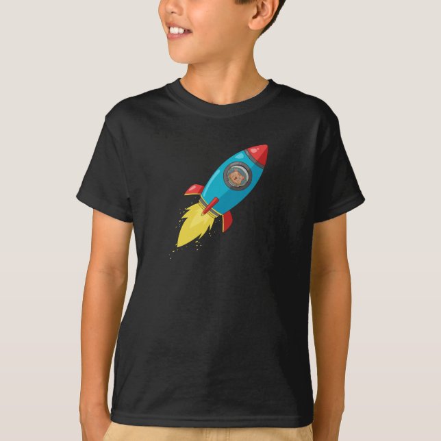 Tabitha Fink mörk raketT-tröja T Shirt (Framsida)