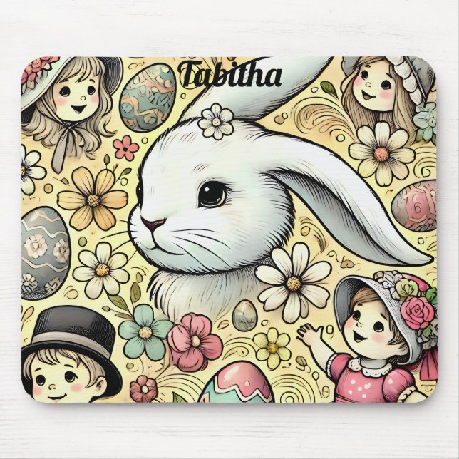 TABITHA ~ VINTAGE PÅSK ~ MUSMATTA (Framsidan)