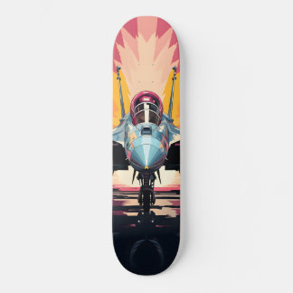 Tabla de Skate Aeronave Interceptora Militar Mini Skateboard Bräda 18,5 Cm