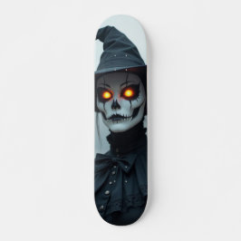 Tabla de Skate Hechicera Escalofriante Enmascarada Mini Skateboard Bräda 18,5 Cm