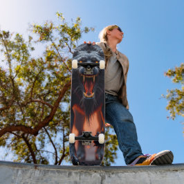 Tabla de Skate Lobo Infernal Mini Skateboard Bräda 18,5 Cm