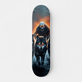 Tabla de Skate Los Lobos y el Monstruo Mini Skateboard Bräda 18,5 Cm