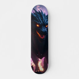 Tabla de skate Monstruoso Dragón Azul Mini Skateboard Bräda 18,5 Cm