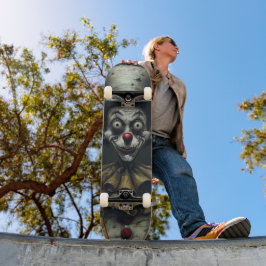 Tabla de Skate Payaso Espeluznante de Miedo Mini Skateboard Bräda 18,5 Cm