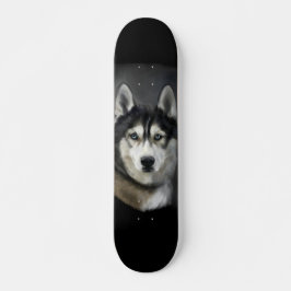 Tabla de Skate Robusto Perro Husky Siberiano Mini Skateboard Bräda 18,5 Cm