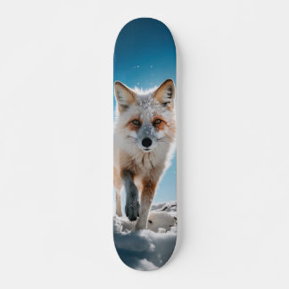 Tabla de Skate Zorro Salvaje de Nieve Mini Skateboard Bräda 18,5 Cm