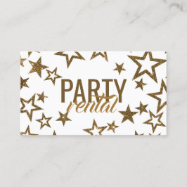 Tabladsartiklar för Glitter Star Party Visitkort