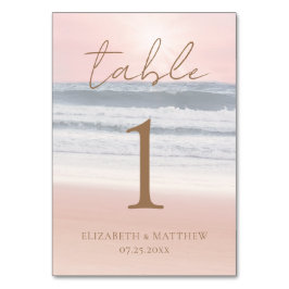 Table Card Bordsnummer